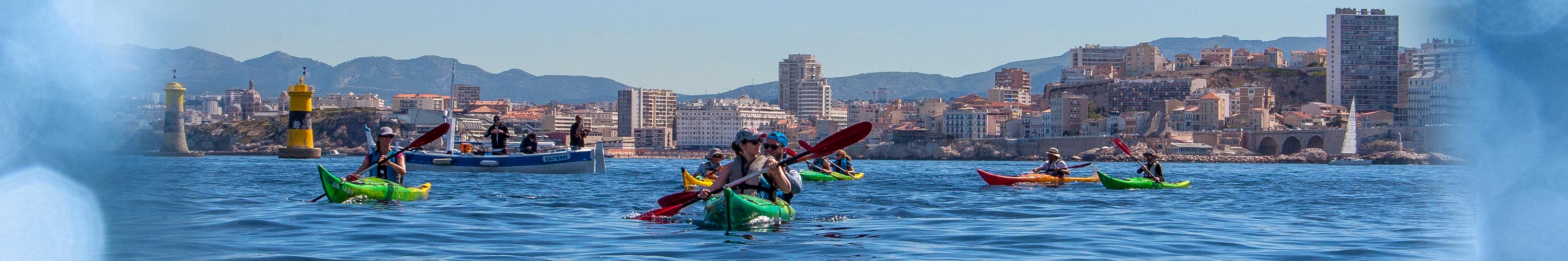 kayak de mer Marseille Baie rando